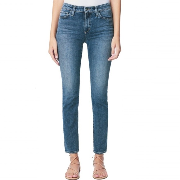 NWT Joes Jeans The Lara Mid Rise Cigarette Jeans in Scandal Medium Blue - Picture 3 of 10